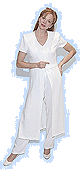 Pant Suit with Duster